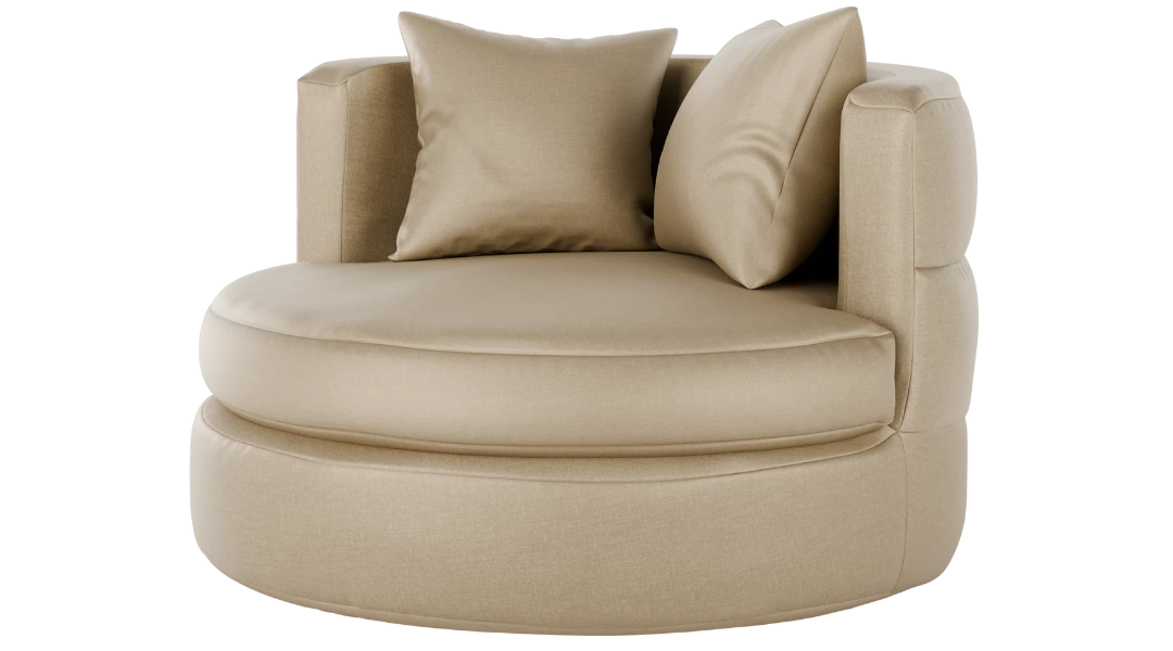Loveseat Valentine Champaign Crème