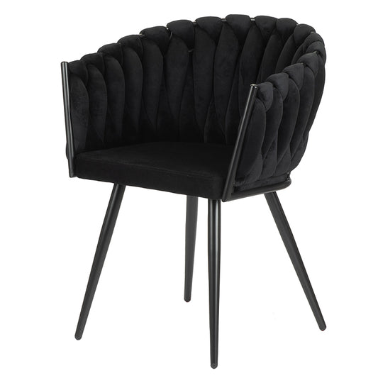 Eetkamerstoel Manders Zwart (set van 2)